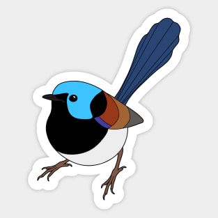 Lovely Fairy Wren Sticker